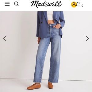Madewell: vintage perfect wide leg jean- 25 petite. New with tags